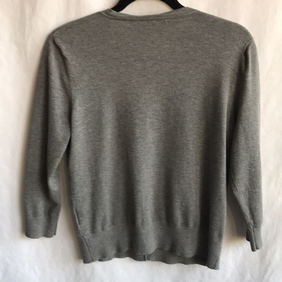 Cable & Gauge gray button-down cardigan - Picture 4 of 6